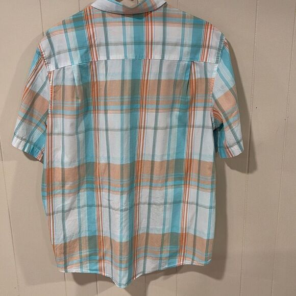 Mens Shirt, George, Button Front Shirt, Casual, Plaid, XL, Short Sleeves - Picture 6 of 6